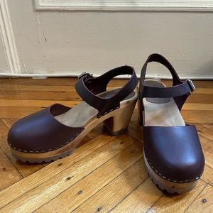 Mia ABBA Swedish Heeled Clogs
